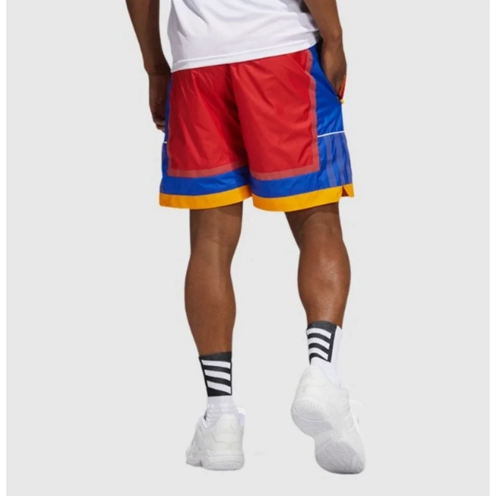 Adidas Men's Red Eric Emanuel McDonalds Games Basketball Shorts NWT Size L